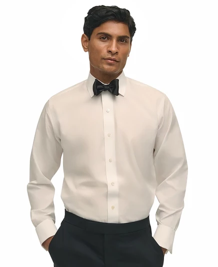 Мужская рубашка-смокинг обычного покроя от B by Brooks Brothers white