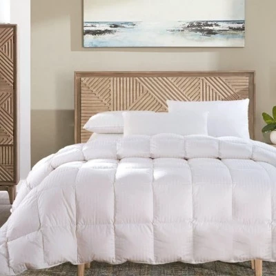 Пуховое одеяло Egyptian Linens Damask Stripe, легкое