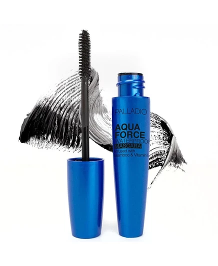 Тушь для ресниц Palladio Aqua Force Водостойкая черная