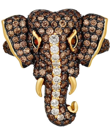 Колье и кольцо Le Vian Elephant с рубином, 14K золото