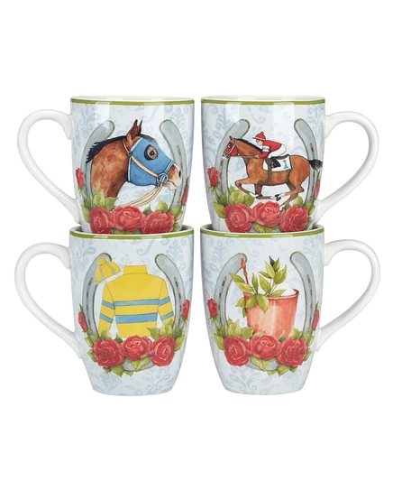 Набор кружек Certified International Derby Day, 4 шт.