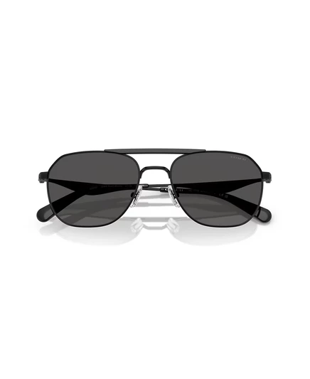 Стандартные мужские солнцезащитные очки Coach, CAE80 HC7178 satin black