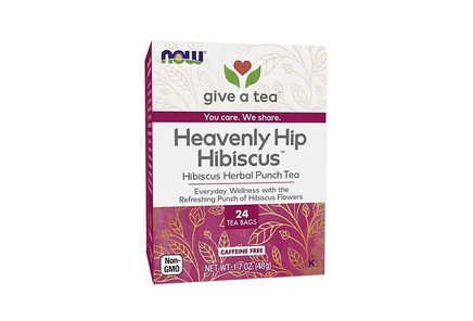 Чай каркаде в пакетиках NOW Foods Heavenly Hip, 24 шт.