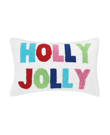 Акцентная подушка C & F Home Holly Jolly, 14″×22″, белая