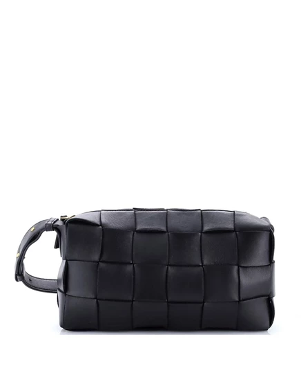 Женская сумка Pre-Owned Bottega Veneta Brick Cassette, черная