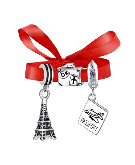 Шарм Bling Jewelry Eiffel Tower из серебра .925