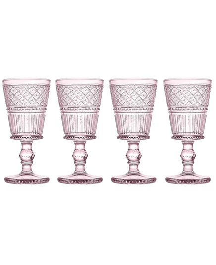 Набор бокалов Godinger Claro, 4 шт., розовый