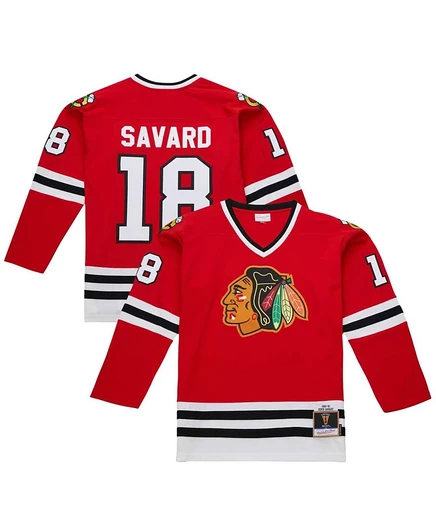 Мужская джерси Mitchell & Ness Denis Savard 1980/81, красная