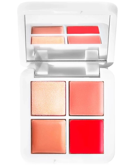 Мини-палитра RMS Beauty Lip2Cheek Glow Quad Mini Palette белого цвета