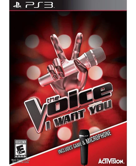 Игра Activision The Voice для PS3, с микрофоном, мульти