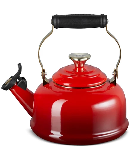 Чайник со свистком Le Creuset, 1,6 л, красный