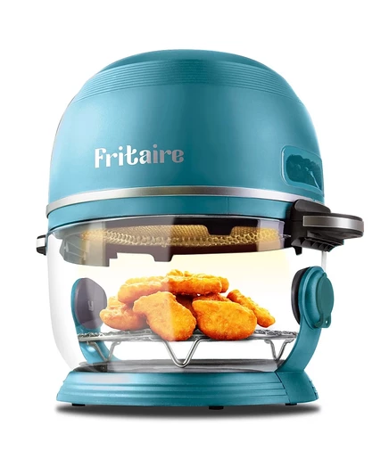 Аэрогриль Fritaire со стеклянной чашей, набор 4 в 1, зеленый