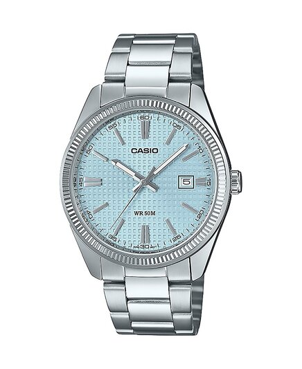 Мужские часы Casio из нержавеющей стали, 38,5 мм, серебристые