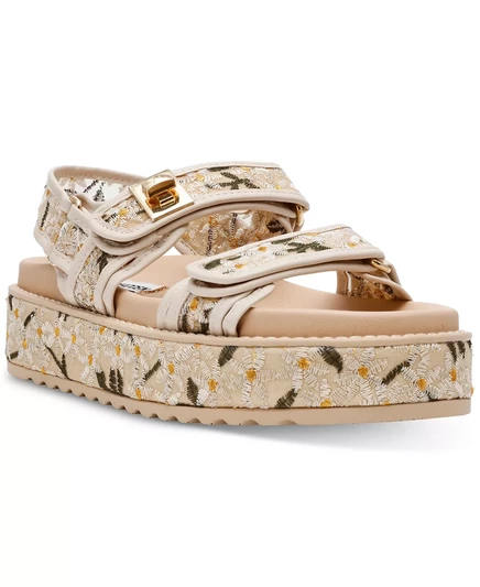  Женские босоножки на платформе и стельке Bigmona natural floral