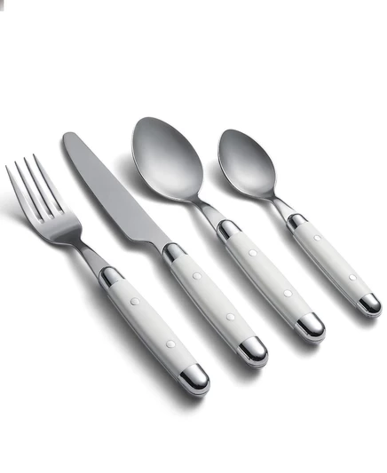 Приборы Cambridge Silversmiths Jubilee, 16 шт., белые