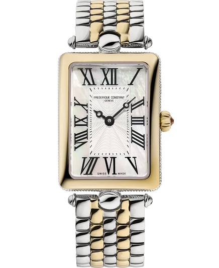 Женские часы Frederique Constant Art Deco Carree 28 мм, двухцветные