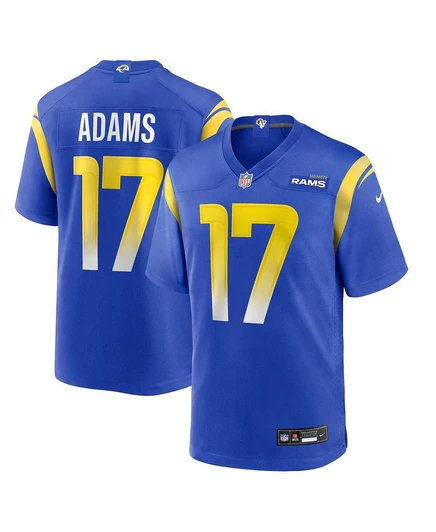 Мужская футболка Davante Adams Royal Los Angeles Rams Game Player royal