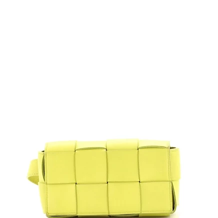 Женская поясная сумка Bottega Veneta Cassette, зеленая