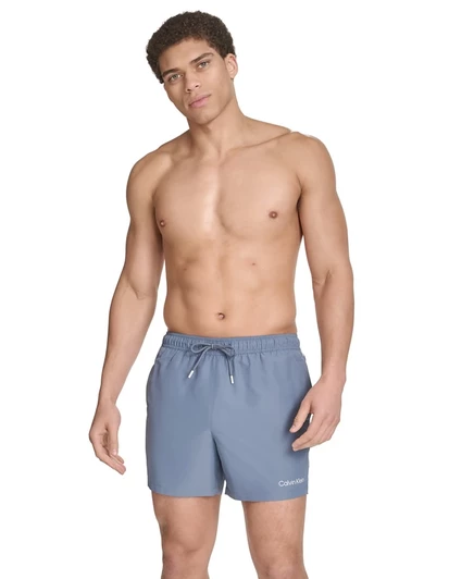 Мужские плавки Calvin Klein с цветочным принтом, синие