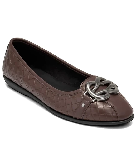 Женские балетки Aerosoles Big-Bet, кофейные плетёные