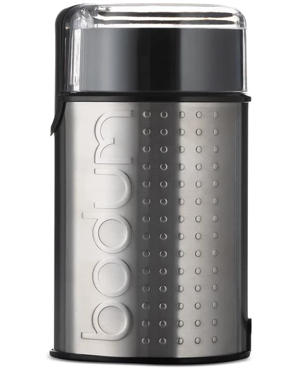 Электрическая кофемолка Bodum Bistro, 60 г, серебристая