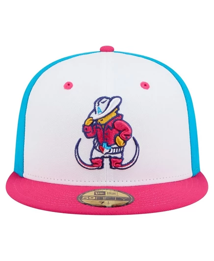 Мужская кепка New Era 59FIFTY Amarillo Sod Poodles, белая