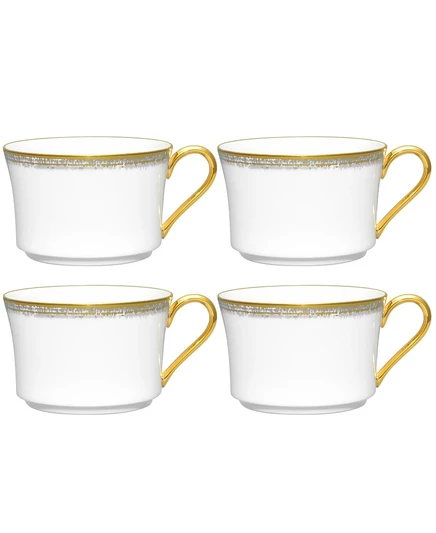 Набор чашек Noritake Haku из фарфора 220 мл, белый