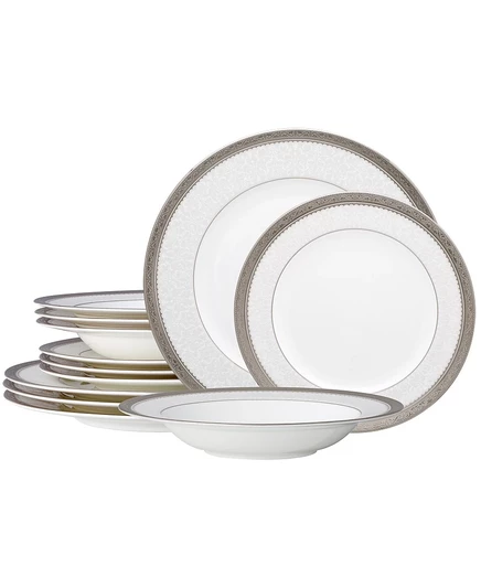 Сервиз Noritake Odessa 12 предметов (на 4 перс.), разноцветный