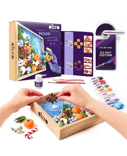 Набор для 3D росписи Wise Elk Mood Joy 21×21 см, мульти