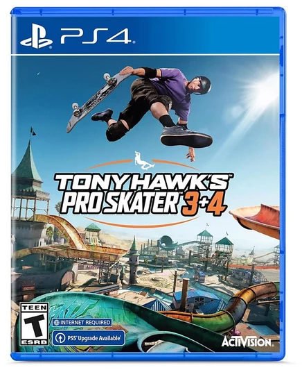 Игра Microsoft Tony Hawk Pro Skater 3+4 для PS4, многоцветная
