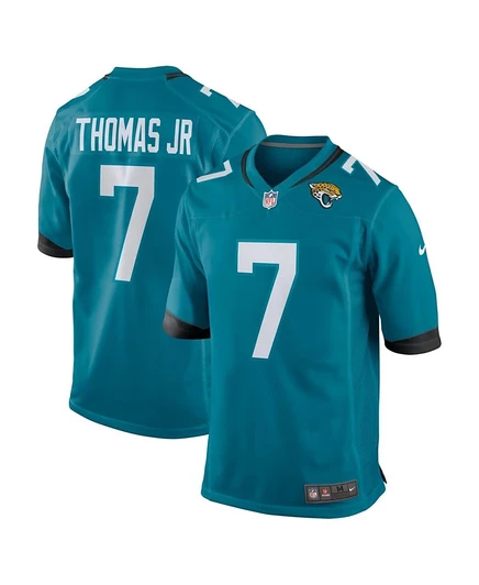 Мужское джерси Nike Brian Thomas Jaguars, бирюзовое