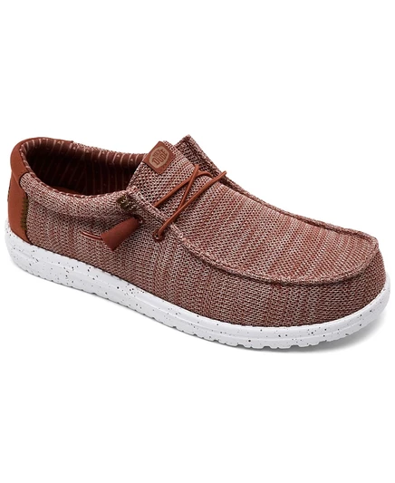 Мужские повседневные мокасиновые кроссовки Wally Sox без шнуровки от Finish Line red от Hey Dude