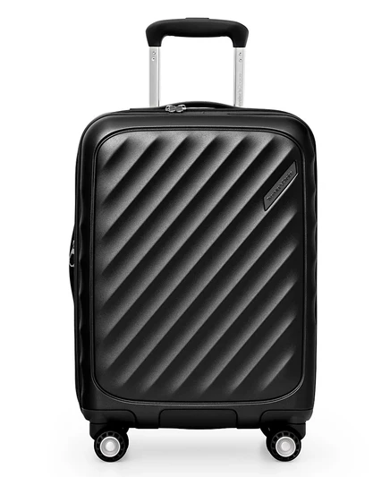 Средний чемодан Traveler's Choice Elm 21″ с расширением, черный