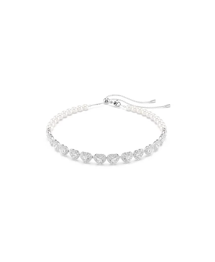 Женское колье Swarovski Ariana Grande, жемчуг, серебристое