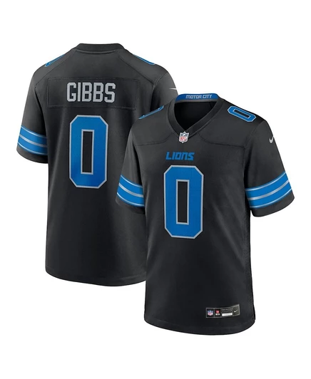 Мужская футболка Nike Jahmyr Gibbs Black Detroit Lions  black
