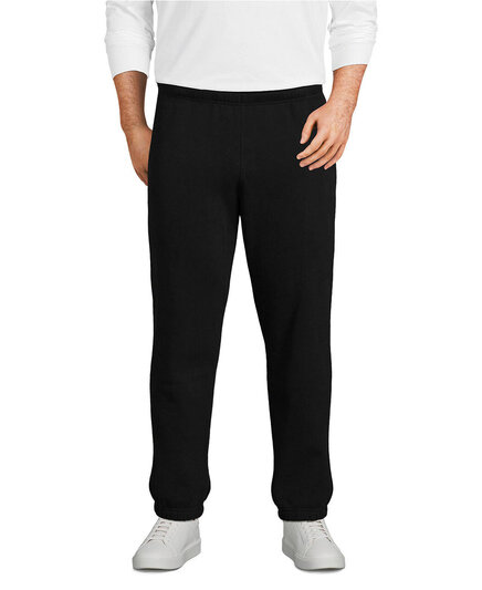 Спортивные штаны для бега трусцой Lands'End Big & Tall Serious black