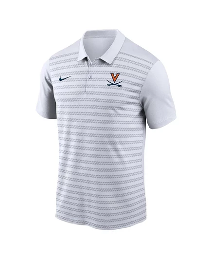 Мужское поло Nike Virginia Cavaliers 2024 Coaches Sideline, белое