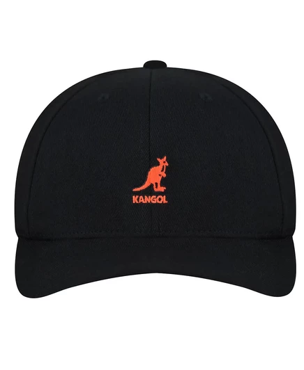 Мужская бейсболка Kangol Wool Flexfit, черная