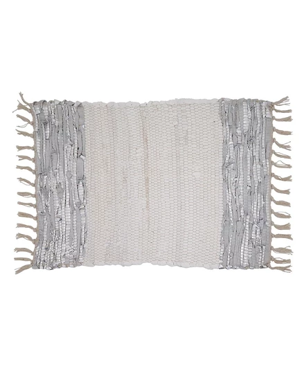 Сервировочные подставки Saro Lifestyle Striped, 4 шт., серебристые
