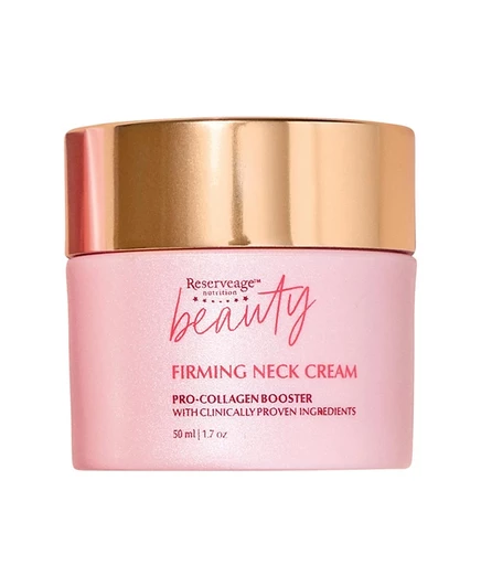 Reserveage Beauty, Укрепляющий крем для шеи с Про-коллагеновым усилителем, лосьоны, Разглаживает и увлажняет кожу благодаря микрокапсулированным пептидам меди и ощутимым результатам, 1,7 унции, без цвета.