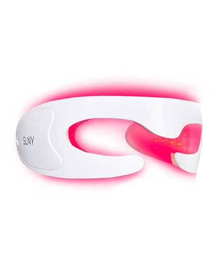 Solaries Laboratories NY LED Light Therapy + Устройство для омоложения глаз целенаправленной вибрацией белого цвета