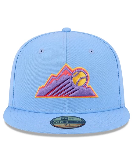Мужская кепка New Era светло-голубого цвета Colorado Rockies 2025 City Connect 59 размера 