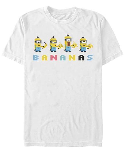 Мужская белая футболка с коротким рукавом Fifth Sun Minions  white