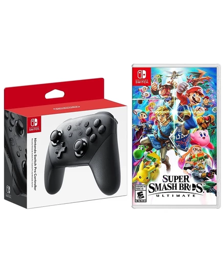 Видеоигра Nintendo Super Smash Bros Ultimate с Pro Controller, черная