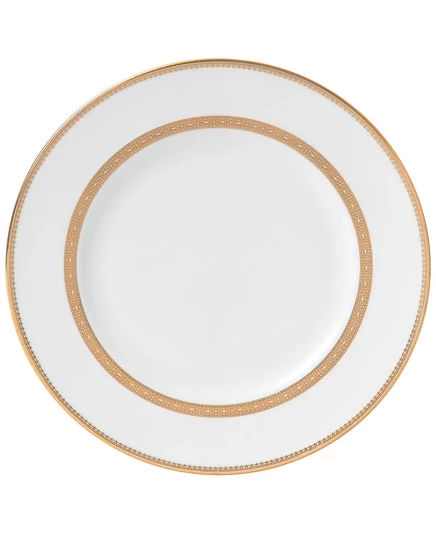 Обеденная тарелка Vera Wang Wedgwood Lace Gold 27 см, золотая