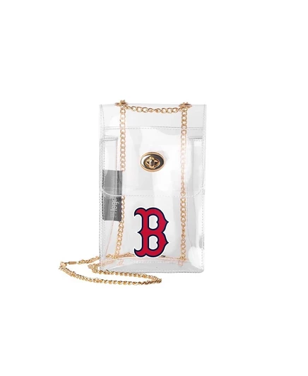 Сумка Logo Brands Boston Red Sox прозрачная, белая