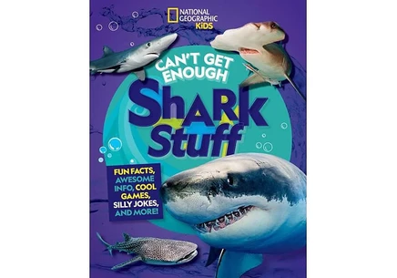 Книга Barnes & Noble Can't Get Enough Shark Stuff, 7–10 лет