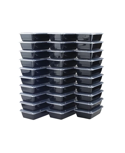 Контейнеры для еды GOODCOOK Meal Prep 30 шт, черные