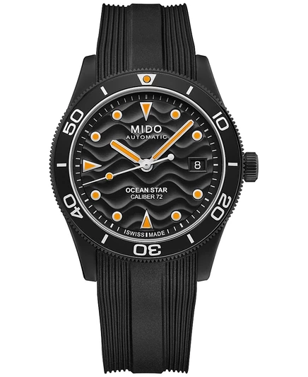 Мужские часы Mido Ocean Star Captain автоматические, 39 мм, черные