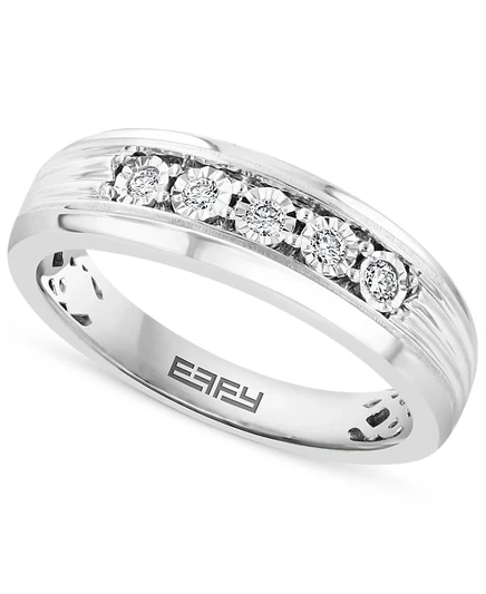 Мужское кольцо EFFY Collection с бриллиантом, серебро